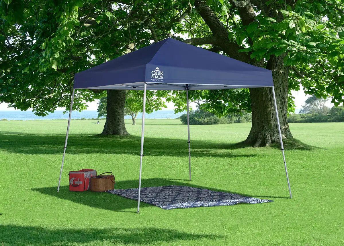 Tailgating with a Quik Shade Pop-up Canopy