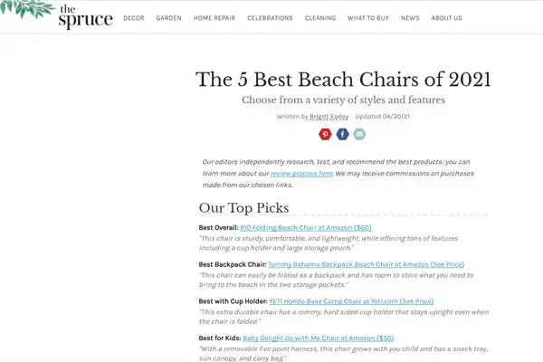 The 9 Best Beach Chairs of 2021