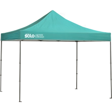 Solo Steel SOLO100 Straight Leg Pop-Up Canopy, 10 ft. x 10 ft. Turquoise