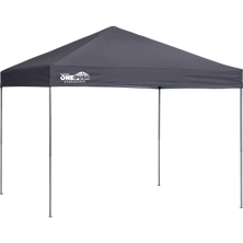 Expedition One Push EX100 Straight Leg Pop-Up Canopy, 10 ft. x 10 ft. Charcoal