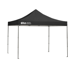 Solo Steel SOLO100 Straight Leg Pop-Up Canopy, 10 ft. x 10 ft. Black