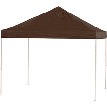 HD Series Straight Leg Pop-Up Canopy, 10 ft. x 10 ft. Chocolate Brown