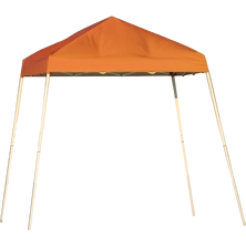 HD Series Slant Leg Pop-Up Canopy, 8 ft. x 8 ft. Orange