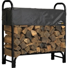 Heavy Duty Firewood Rack, 4 ft.