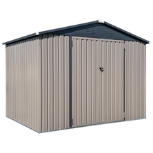 Arrow Cover-IT 8x6 ft. Grey Metal Shed