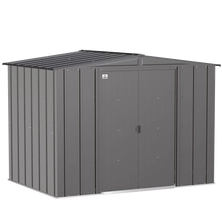 Arrow Classic Steel Storage Shed, Charcoal
