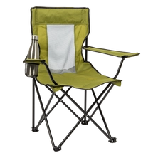 Mesh back quad camping chair