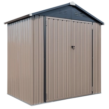Arrow Cover-IT 6x4 ft. Grey Metal Shed
