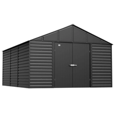 Arrow Select Steel Storage Shed, 12x17, Charcoal