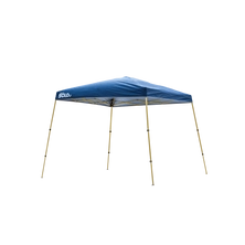 Quik Shade Solo Steel Blue and Gold 10x10 ft. Slant Leg Pop-up Canopy