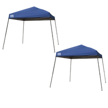 Quik Shade Weekender 64 Blue and Silver 10x10 ft. Slant Leg Pop-up Canopy