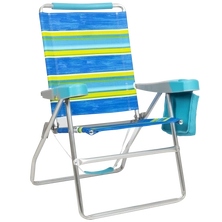 RIo Beach 4-Position 17 inch Tall Beach Chair - Stripe