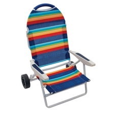 RIO The Transporter Multi-Striped Beach Chair Pack of 4