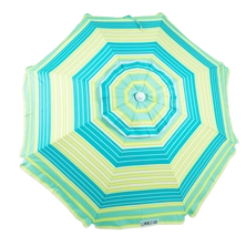 RIO Beach 6 ft. Beach Umbrella with Integrated Sand Anchor Cottage Green
