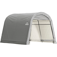 Shed-in-a-Box 10 x 10 x 8 ft Roundtop Gray