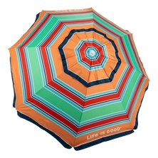 Life is Good 7' Umbrella with Integrated Sand Anchor