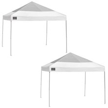 Quik Shade Weekender 100 Blue and Silver 10x10 ft. Straight Leg Pop-up Canopy - Pack of 2