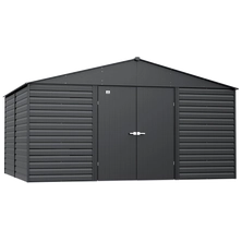 Arrow Select Steel Storage Shed, 14x12, Charcoal