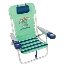 Life is Good® Spearmint Green Lace-up Backpack Beach Chair