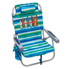 Tommy Bahama Backpack Beach Chair, Green Stripe