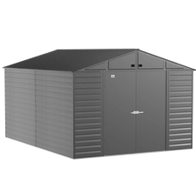 Arrow Select Steel Storage Shed, 10x14, Charcoal