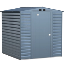 Arrow Select Steel Storage Shed, 6x7, Blue Grey