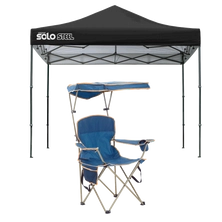 SOLO100 Straight Leg Pop-Up Canopy and MaxShade™ Chair Bundle Deal