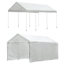 ShelterLogic 10x20 ft. Carport Canopy 2-in-1 Enclosure Kit