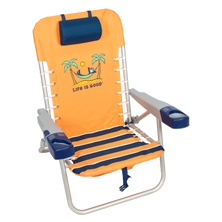 Life is Good® Canyon Orange Lace-up Backpack Beach Chair