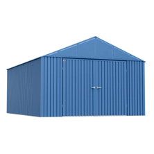 Arrow Elite Steel Storage Shed, 12x16, Blue Grey
